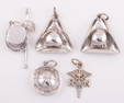 (5) STERLING FIGURAL CHARMS