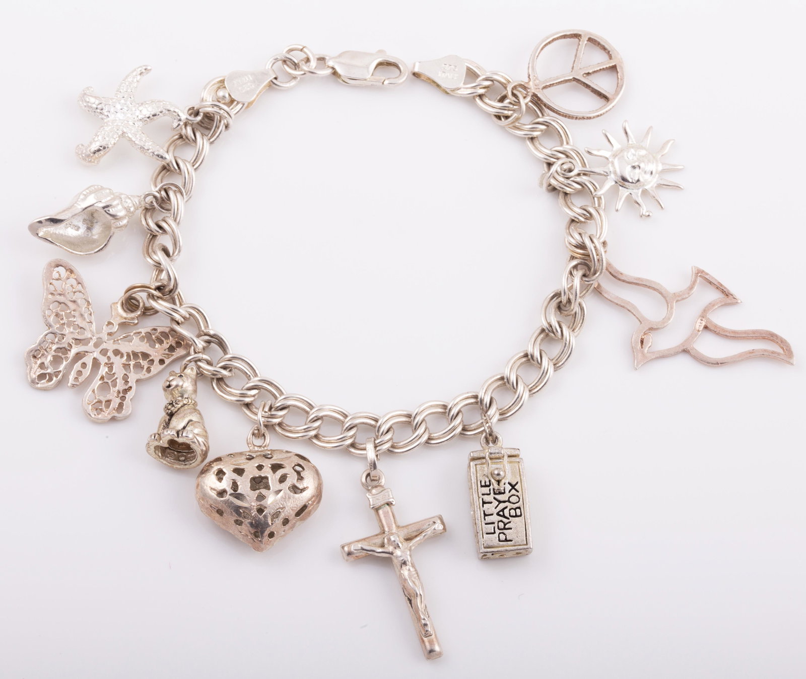 STERLING CHARM BRACELET (1 of 5)