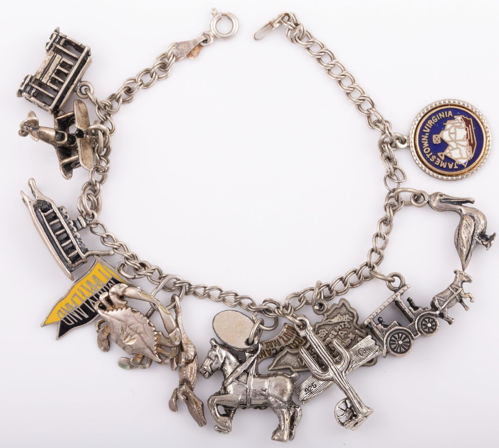STERLING CHARM BRACELET (1 of 7)