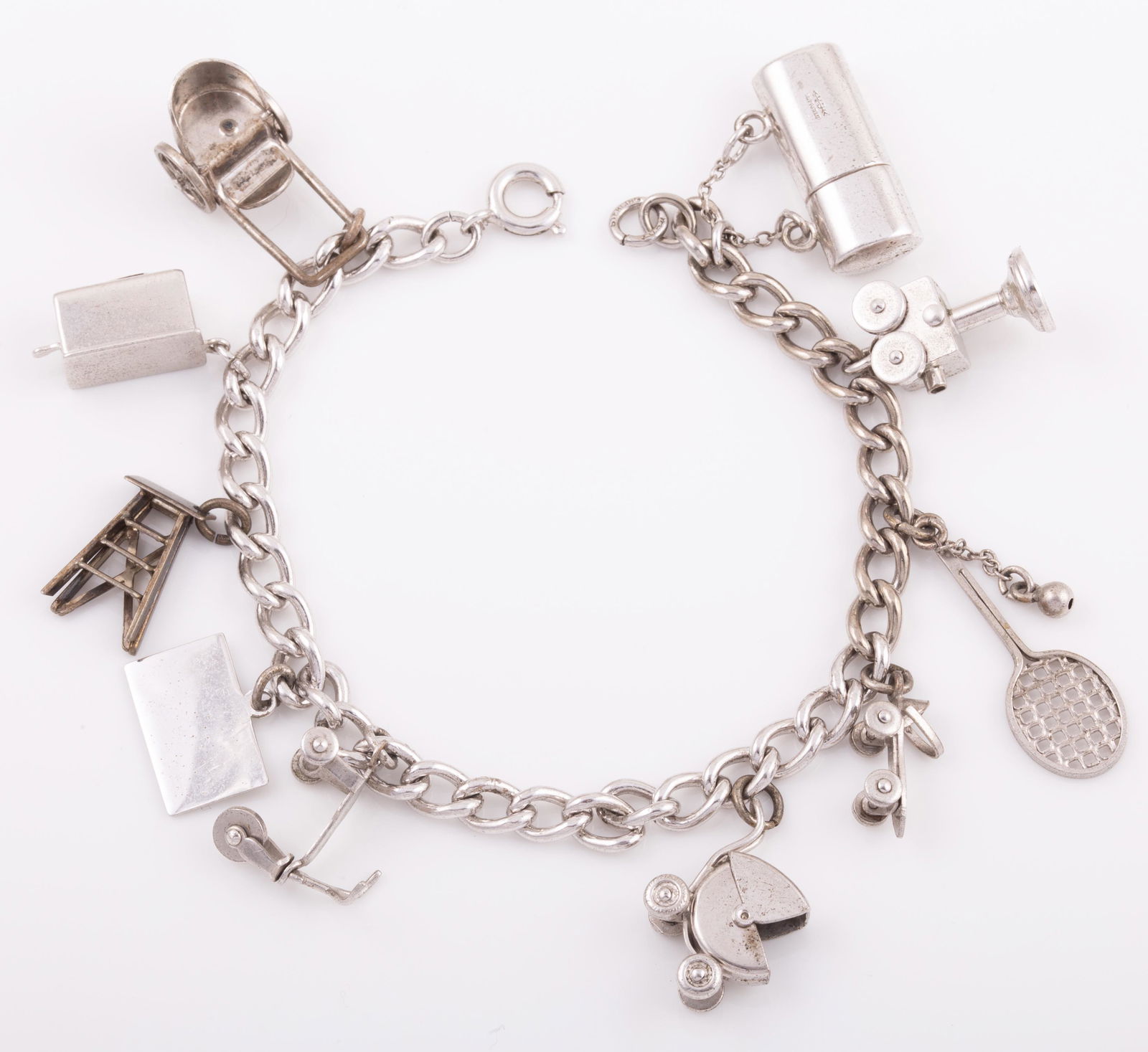STERLING CHARM BRACELET (1 of 6)