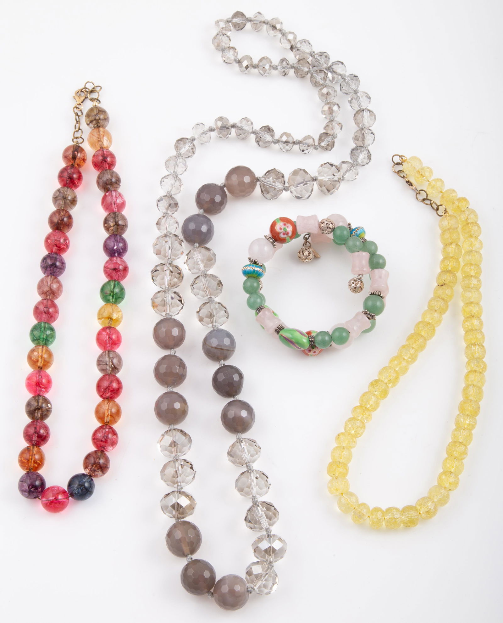 (4) PCS. STONE/GLASS BEADD JEWELRY (1 of 5)