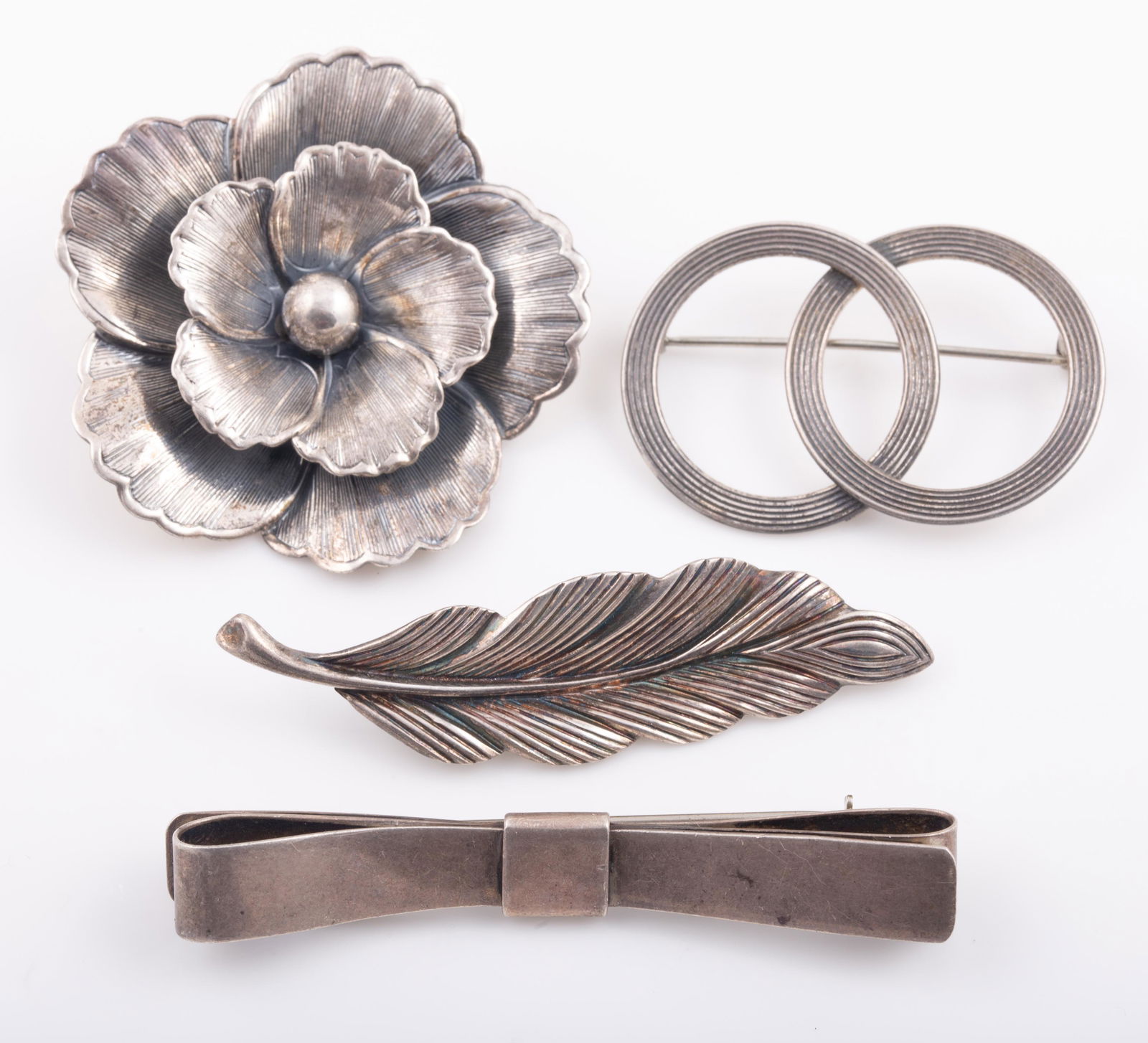 (4) DESIGNER STERLING BROOCHES (1 of 7)