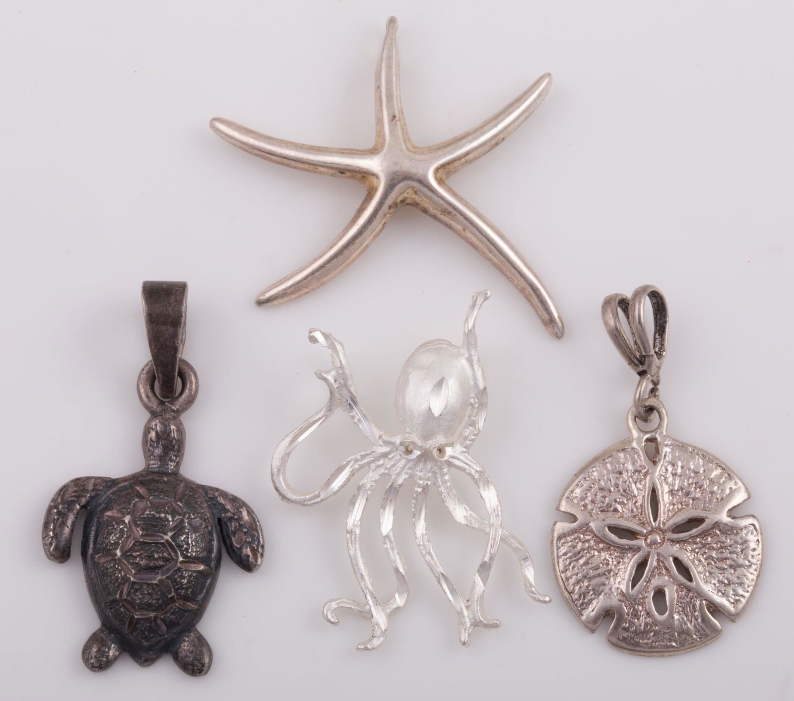 (4) STERLING SEASHORE DROPS (1 of 4)