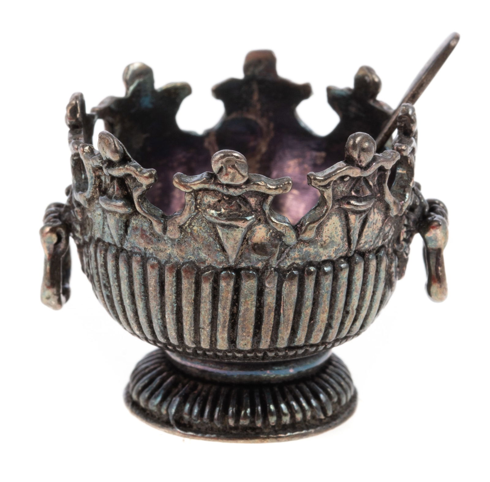 Sterling Punch Bowl And Ladle Dollhouse Miniatures Auction