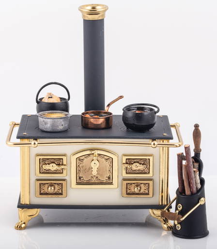 Bodo Hennig Miniature Dollhouse Stove Accessories