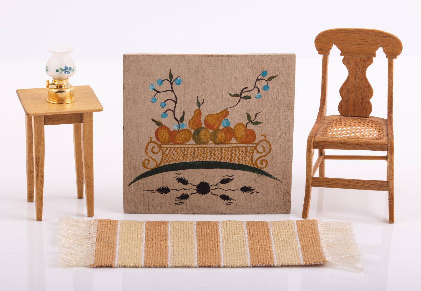 (5) ARTISAN DOLLHOUSE MINIATURE LIVING ROOM FURNITURE (1 of 9)