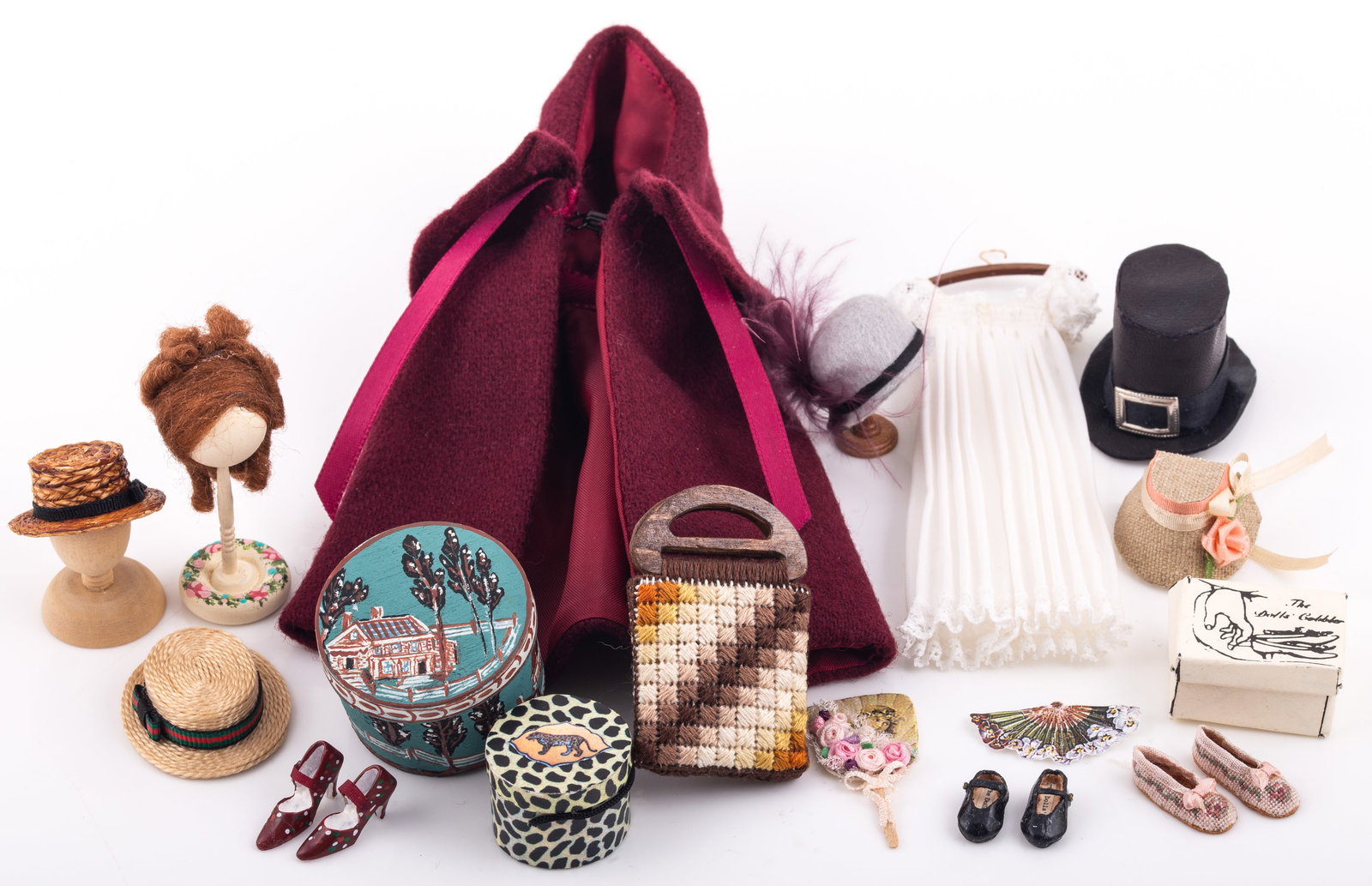 (18) WARDROBE RELATED DOLLHOUSE MINIATURES (1 of 9)