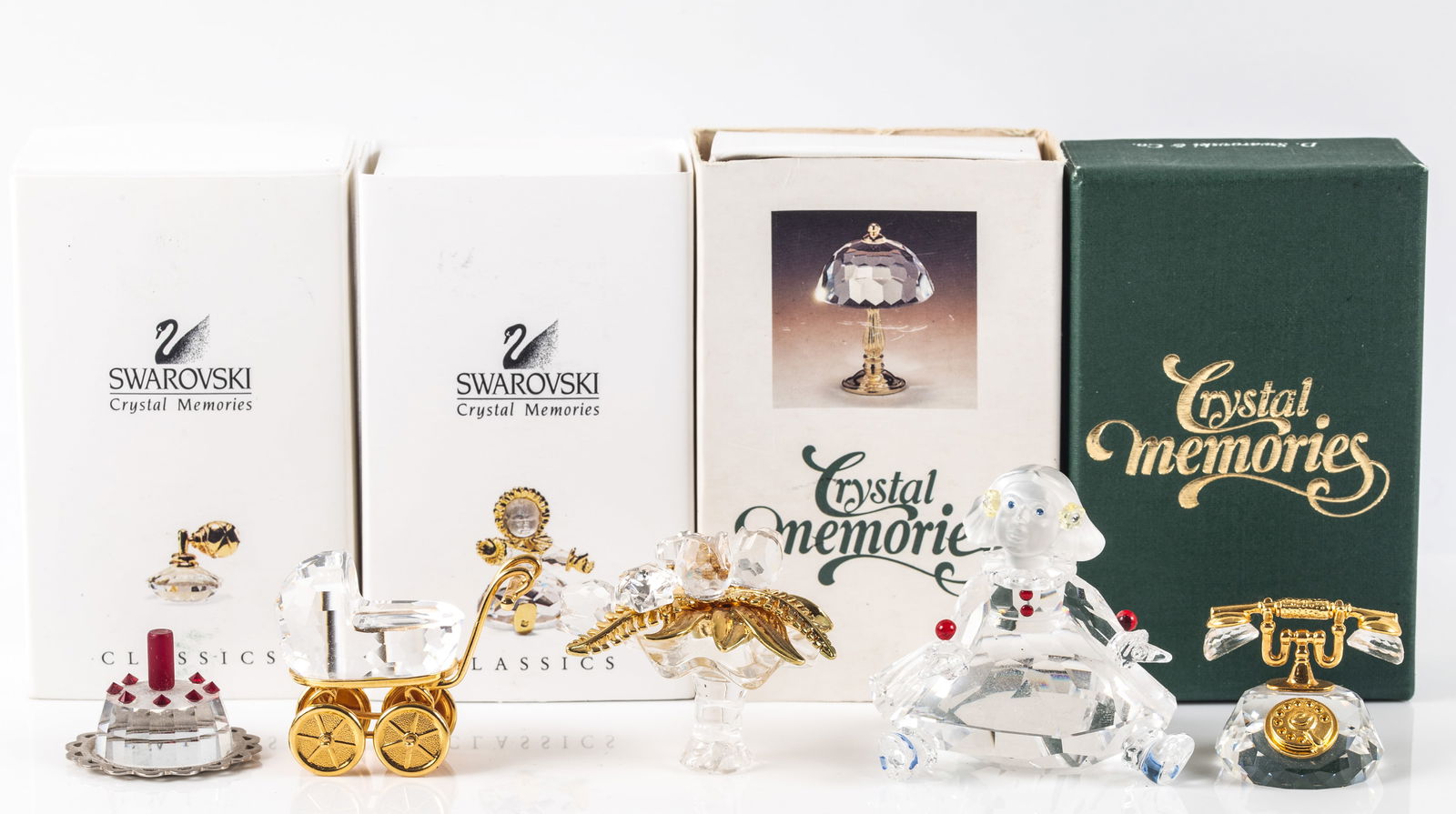 LOT OF ASSORTED SWAROVSKI CRYSTAL MEMORIES MINIATURES (1 of 9)