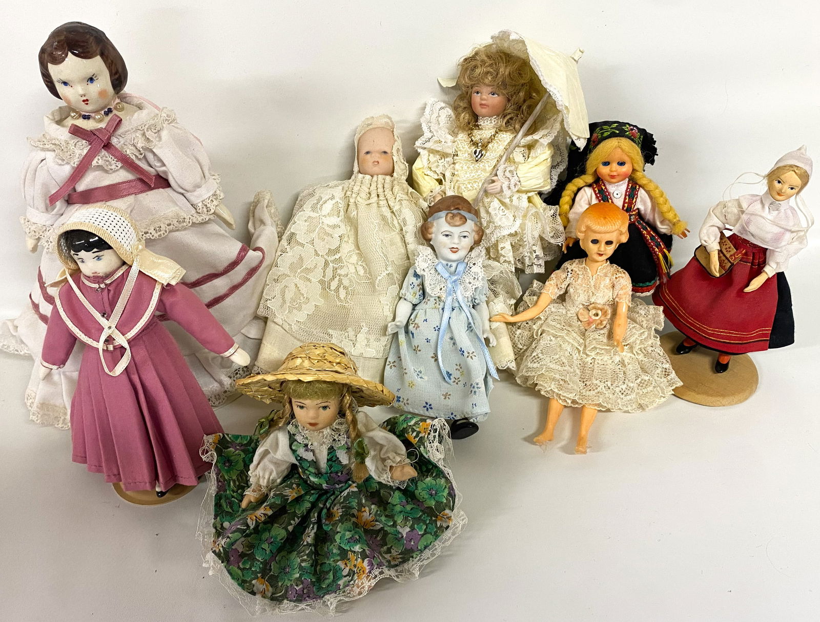 (9) PCS. SMALL DOLL ASSORTMENT (1 of 9)