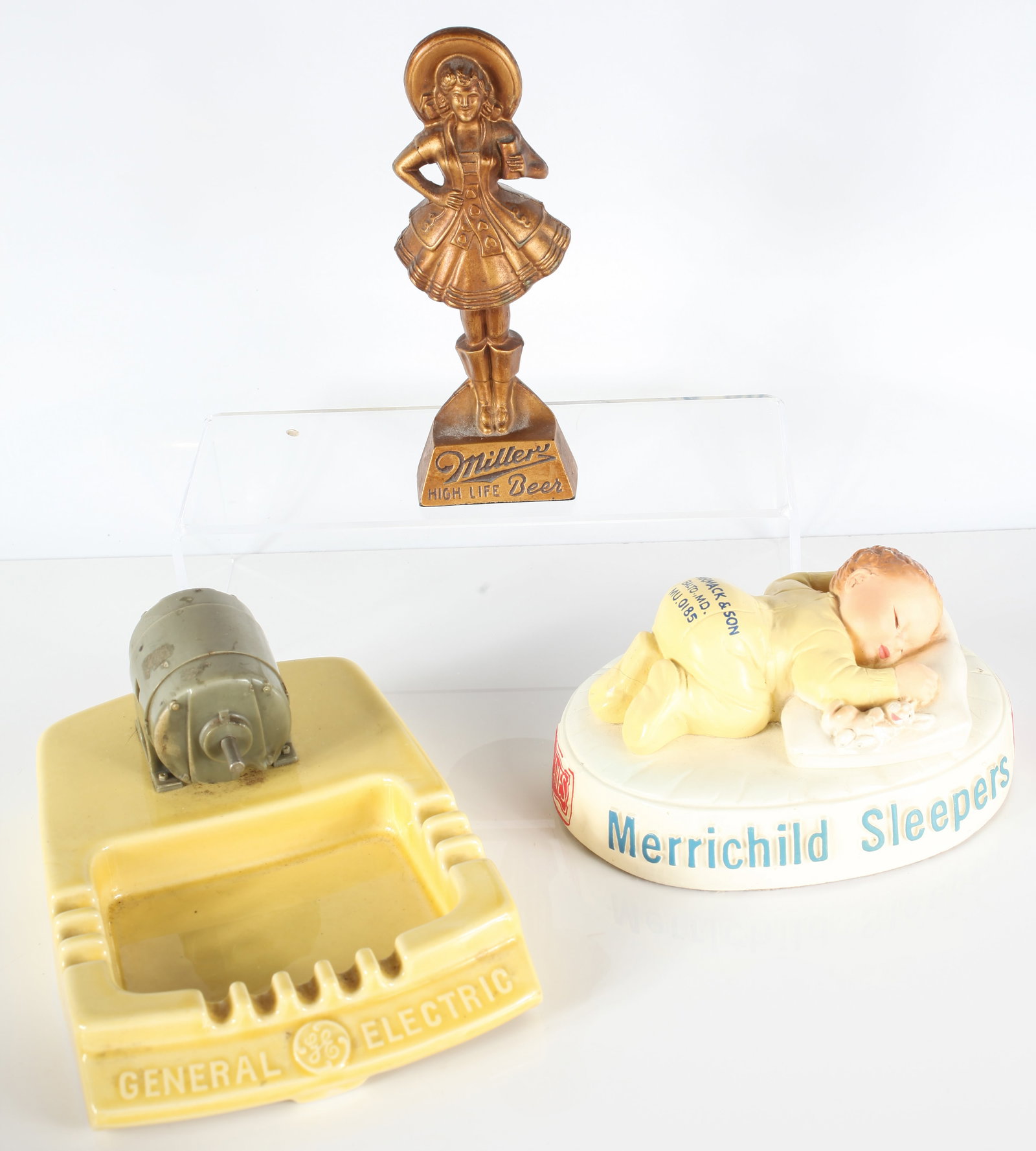 (3) PIECES VINTAGE ADVERTISING COUNTER ADVERTISING (1 of 15)