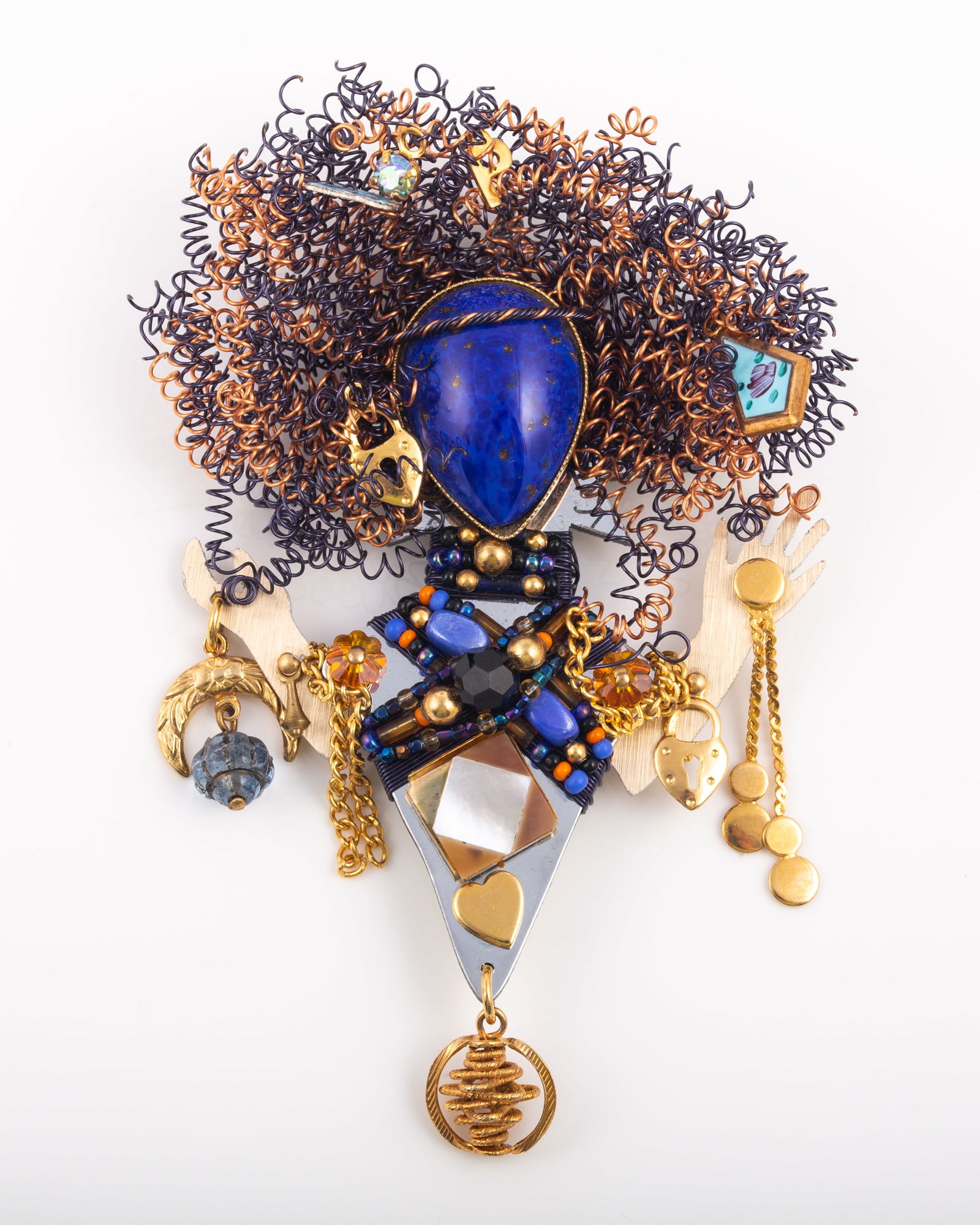 LIZTECH ARTIST MADE SORCERESS BROOCH (1 of 3)