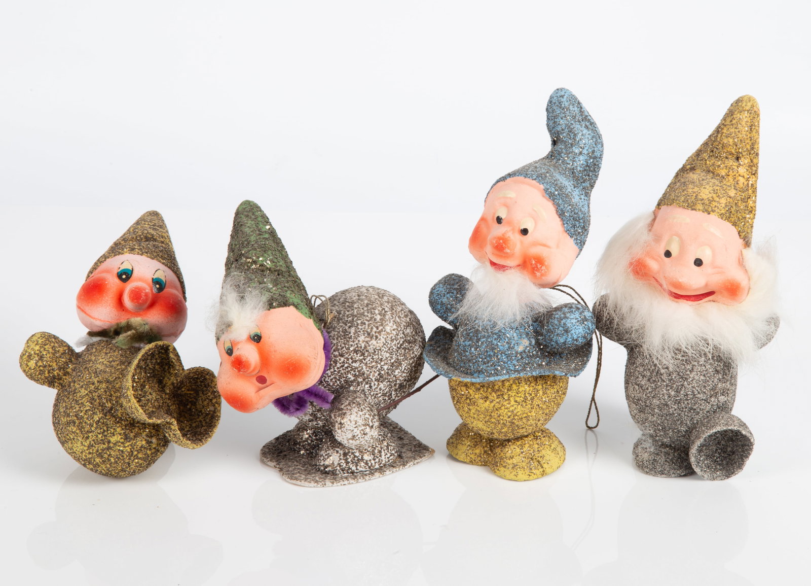 (4) VINTAGE ELF CANDY CONTAINERS / ORNAMENTS (1 of 7)