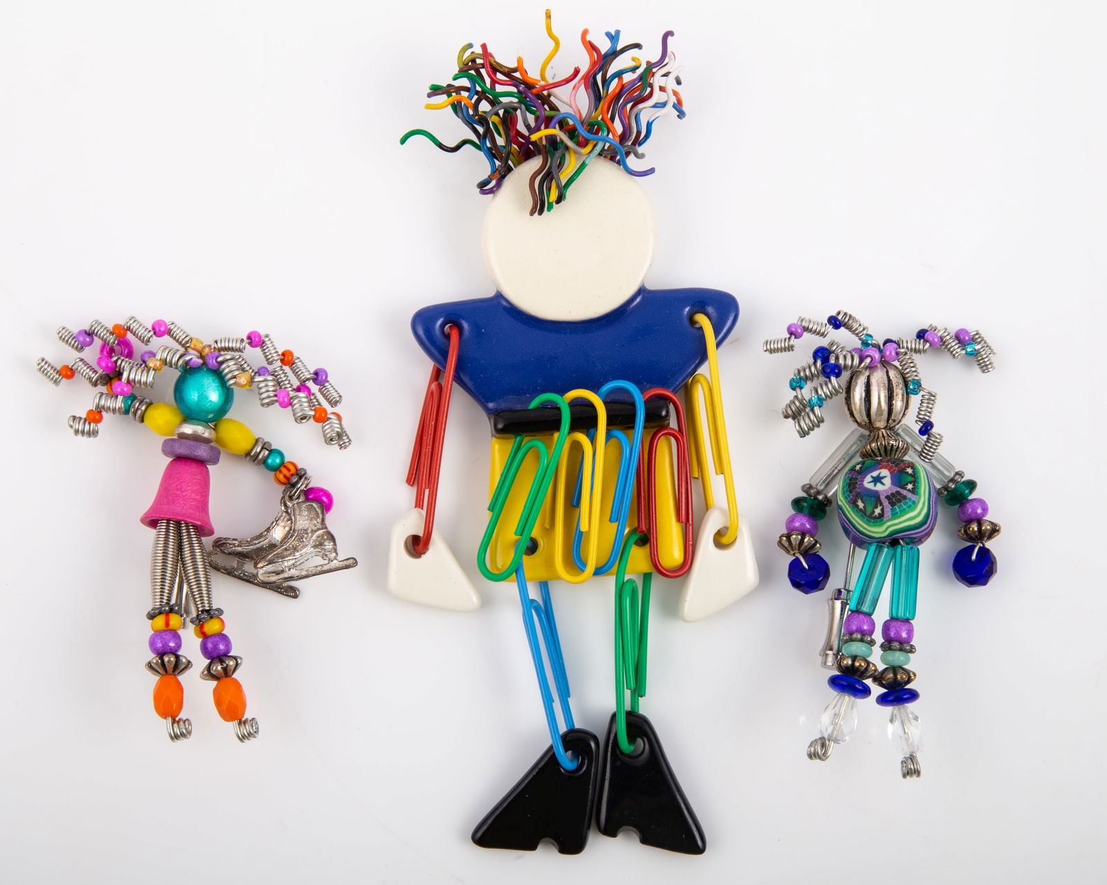 WILD ARTIST MADE FIGURAL JEWELRY (3) PCS. (1 of 6)