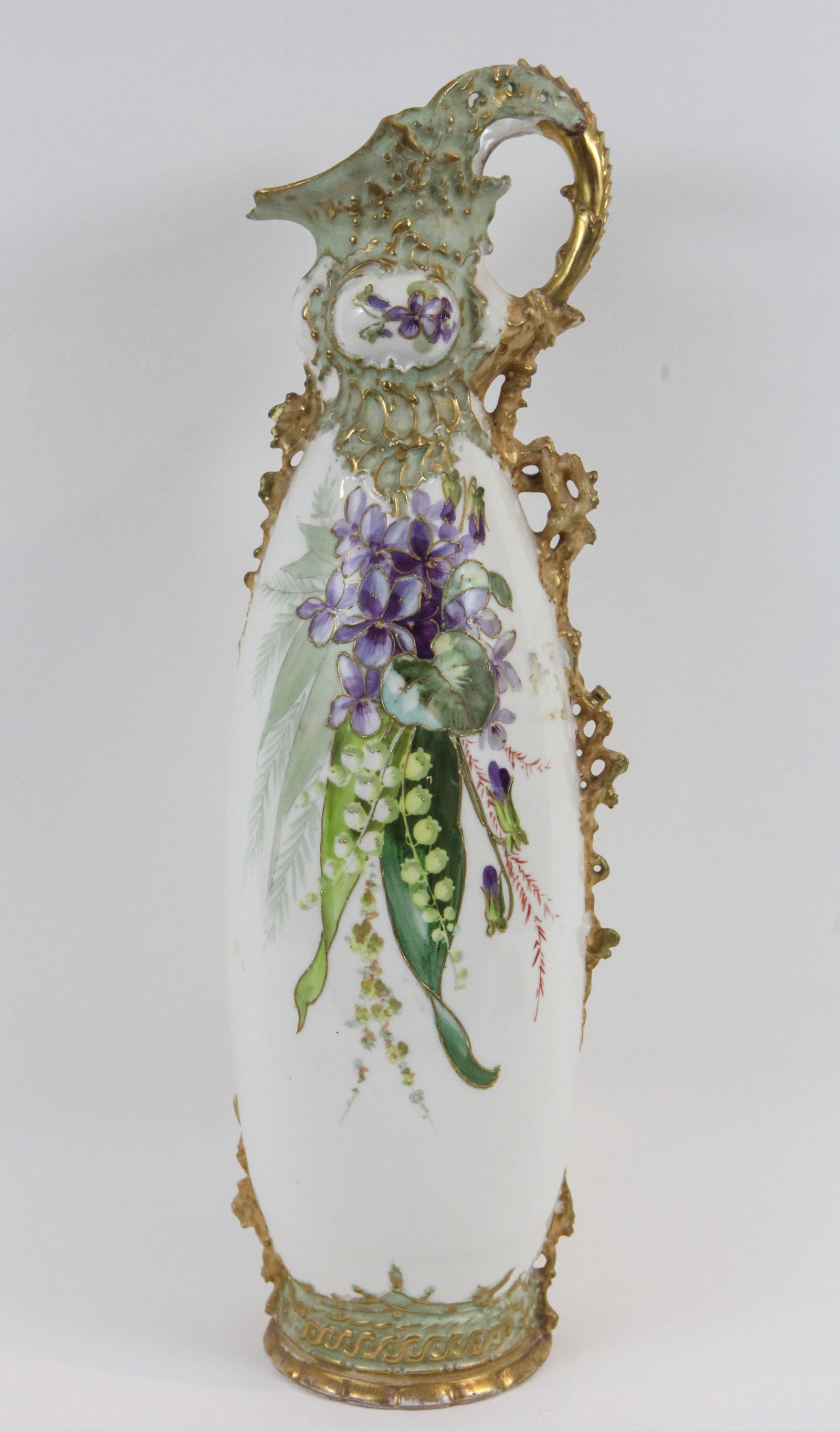 AUSTRIAN PORCELAIN MONUMENTAL VASE (1 of 14)