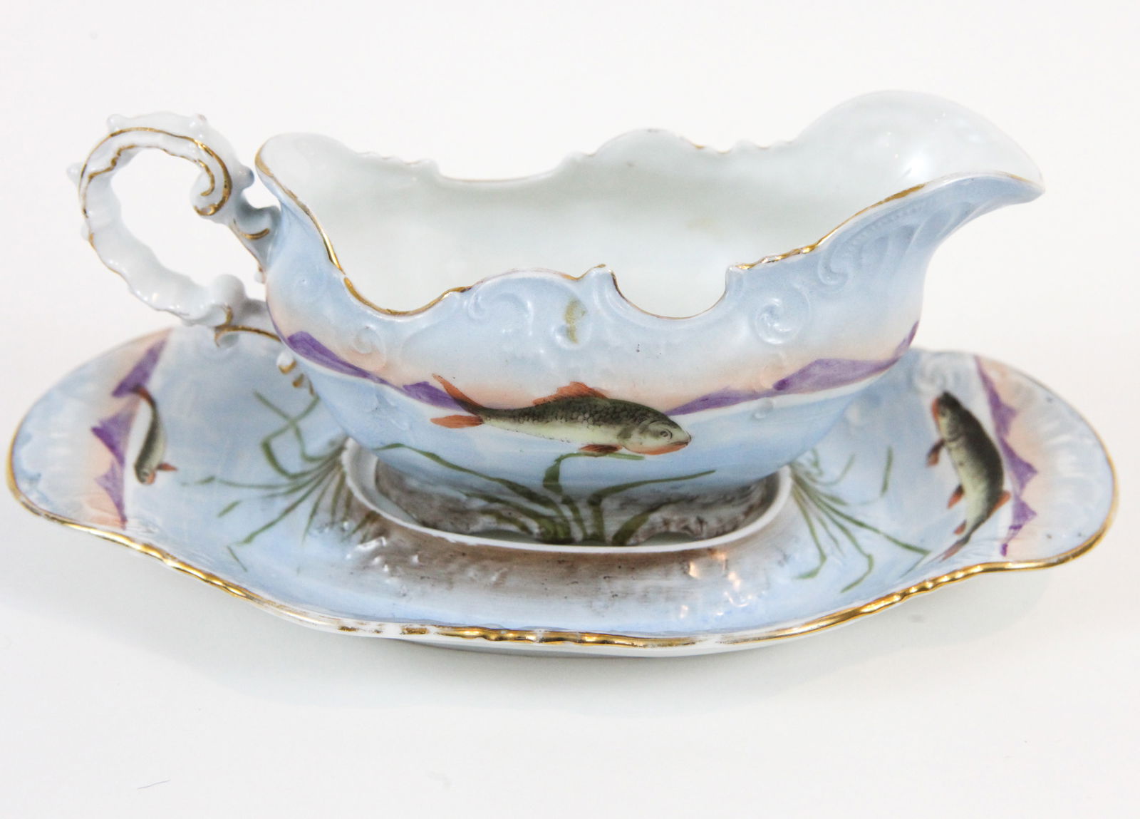 CARLSBAD AUSTRIA FISH SAUCEBOAT & UNDERPLATE (1 of 20)