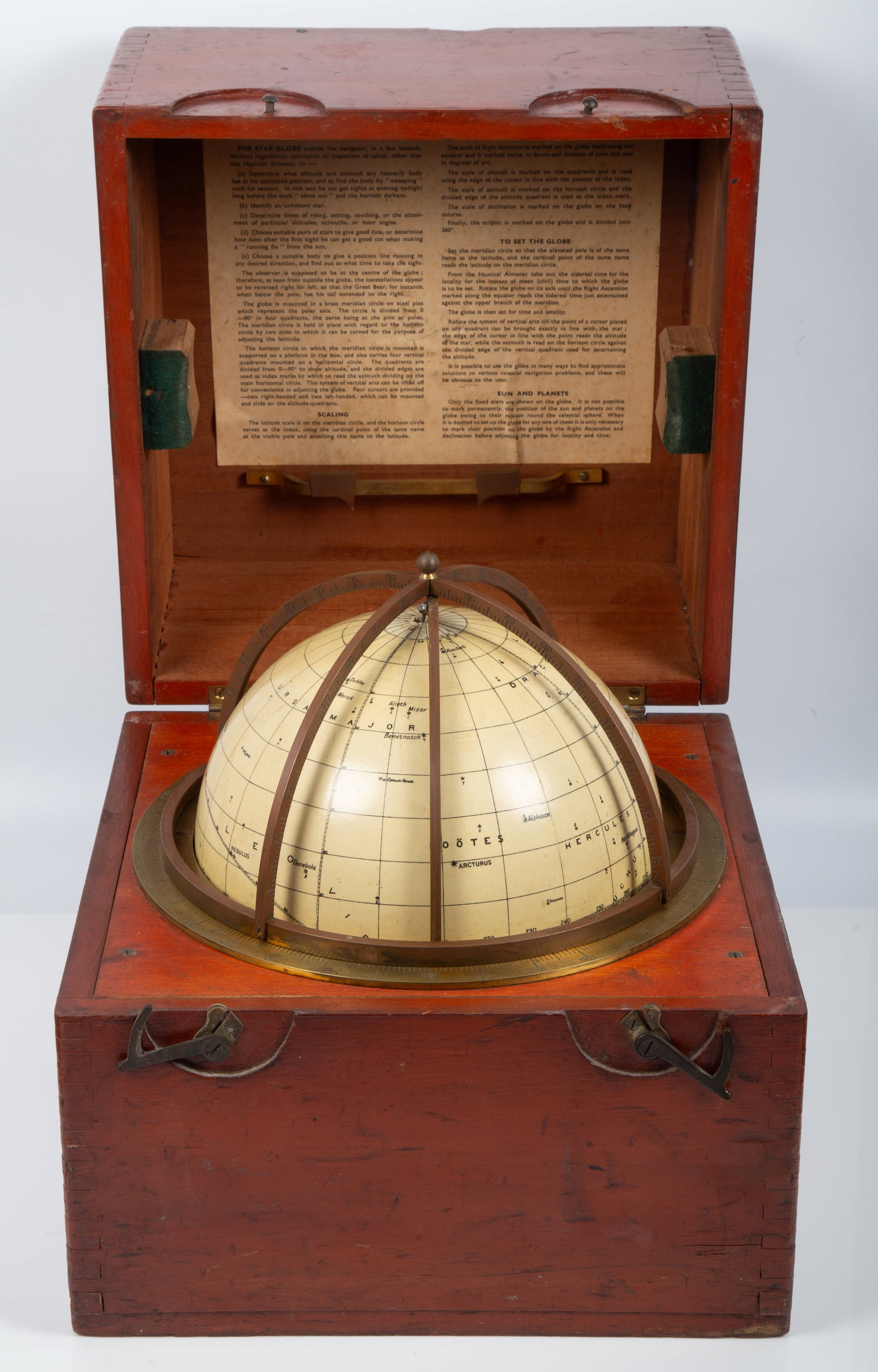H. HUGHES & SON LTD., THE HUSUN STAR GLOBE, CASED INSTRUMENT (1 of 8)