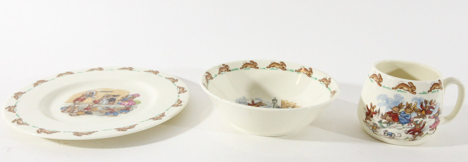ROYAL DOULTON BUNNYKINS 3 PCS. SET (1 of 8)