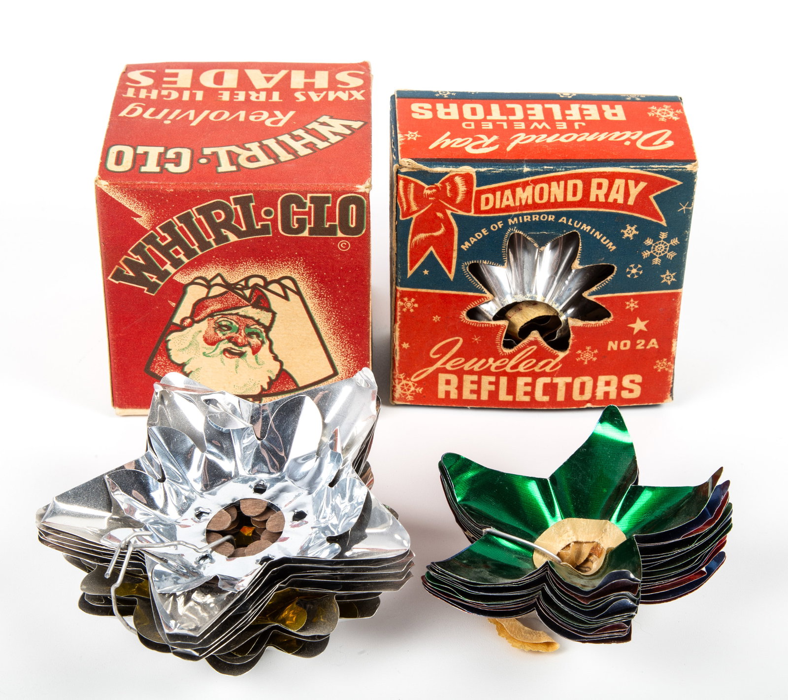 VINTAGE CHRISTMAS LIGHT REFLECTORS (1 of 4)