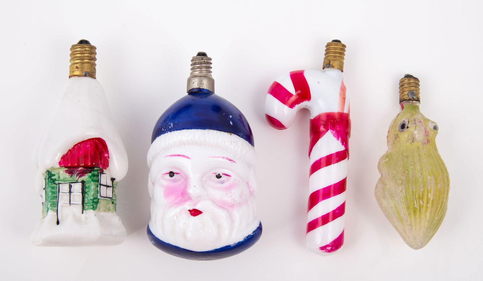 (4) FIGURAL CHRISTMAS BULBS (1 of 7)