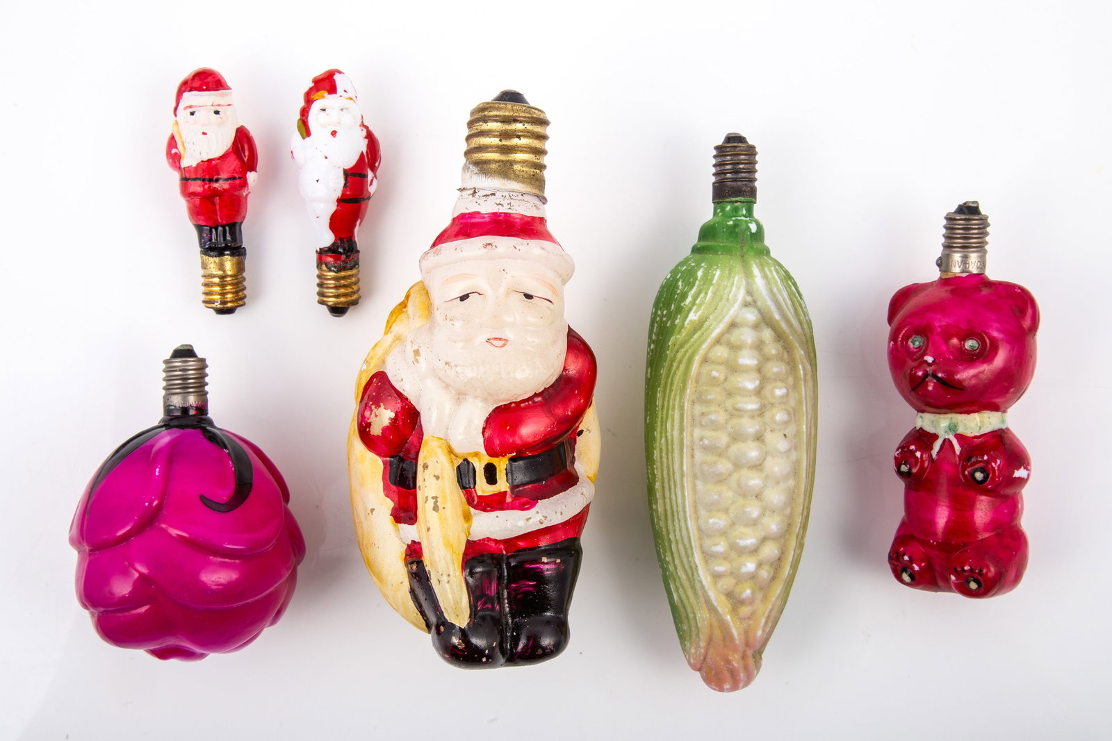 (6) FIGURAL CHRISTMAS BULBS (1 of 11)
