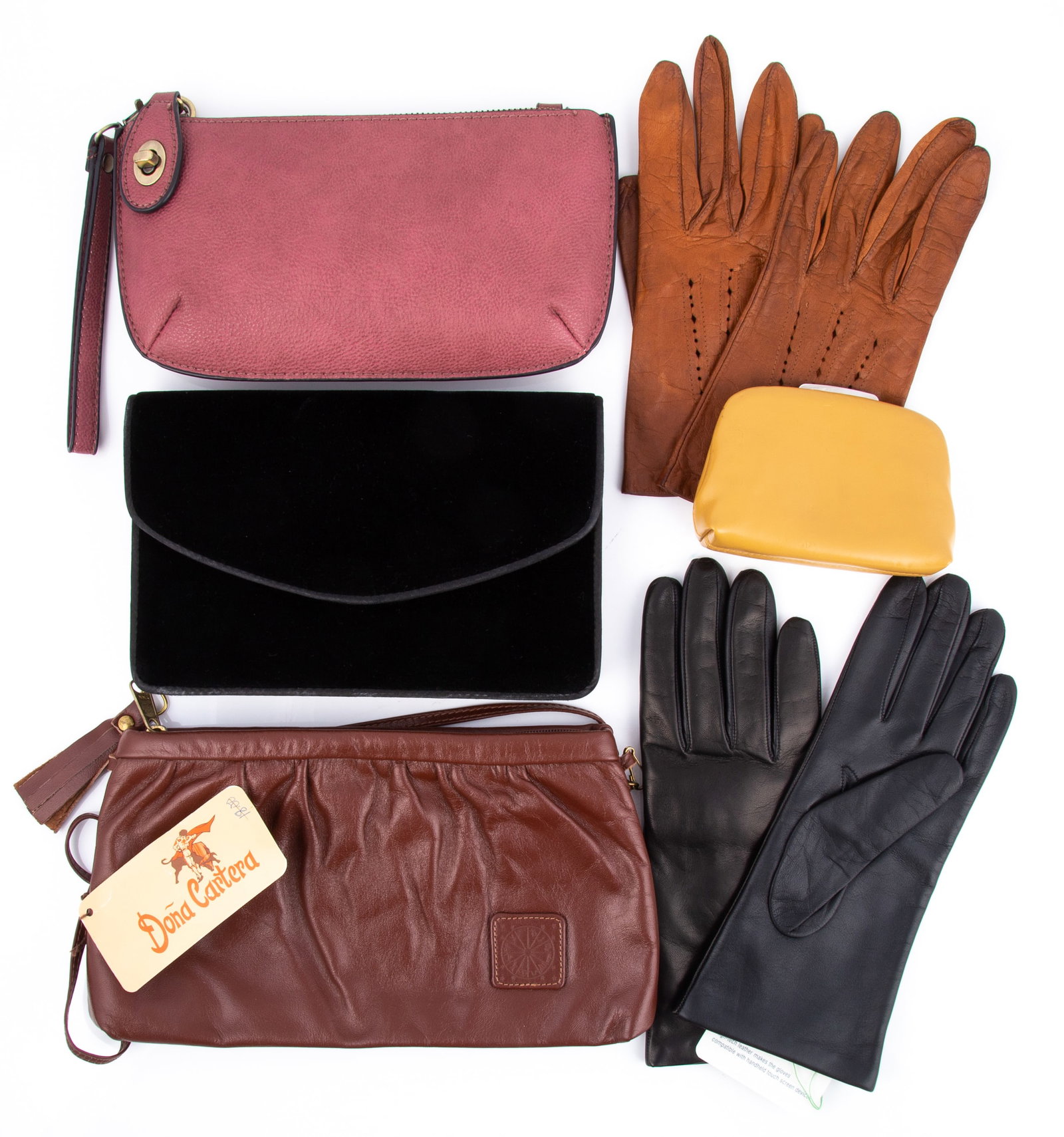 HANDBAGS and GLOVES LOT (1 of 7)