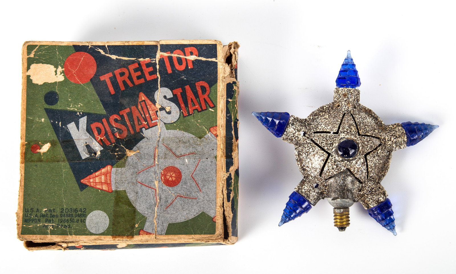 VINTAGE TREE TOP KRISTAL STAR (1 of 4)