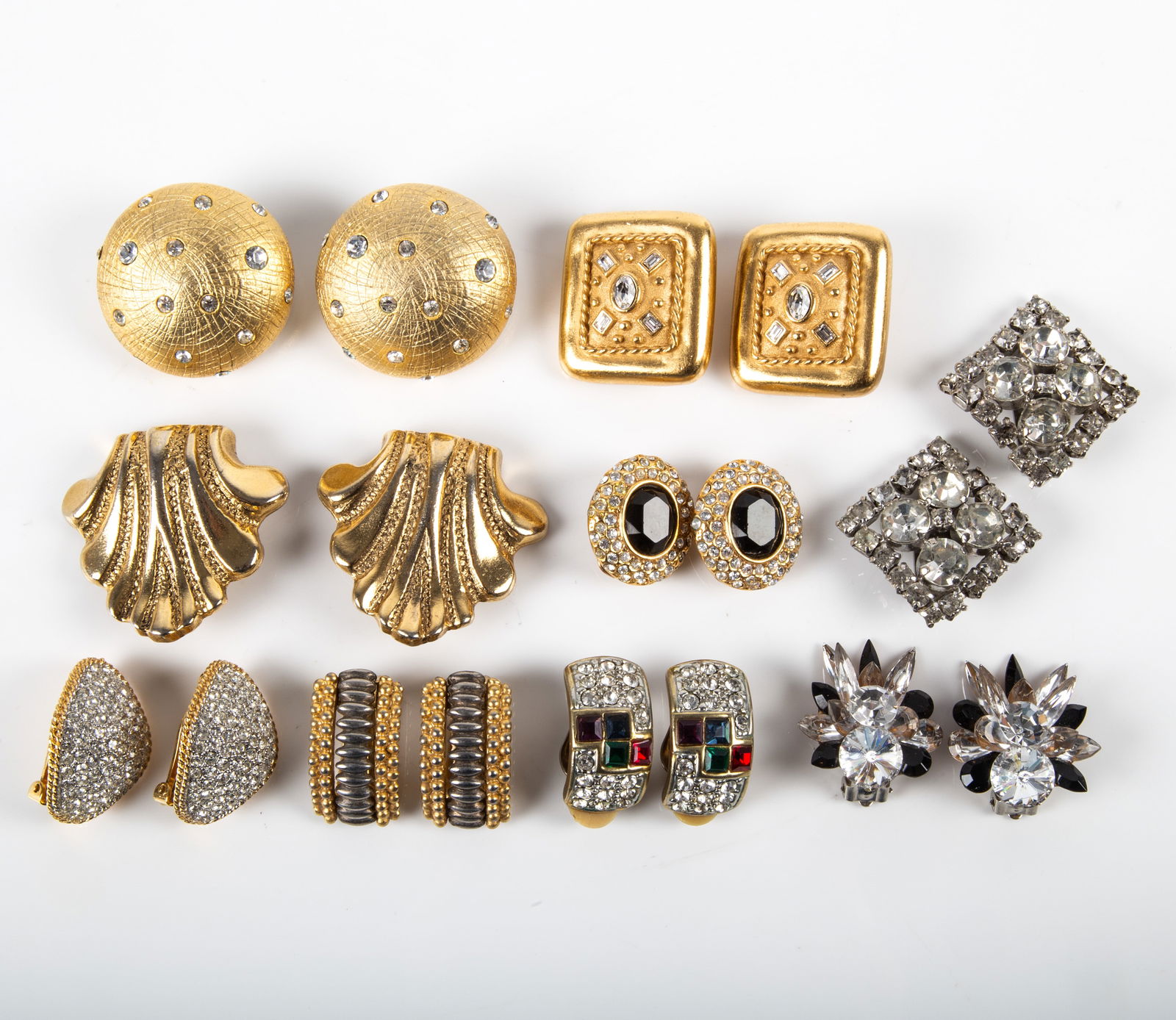 (9) PAIRS DESIGNER, ETC. CLIP EARRINGS (1 of 6)