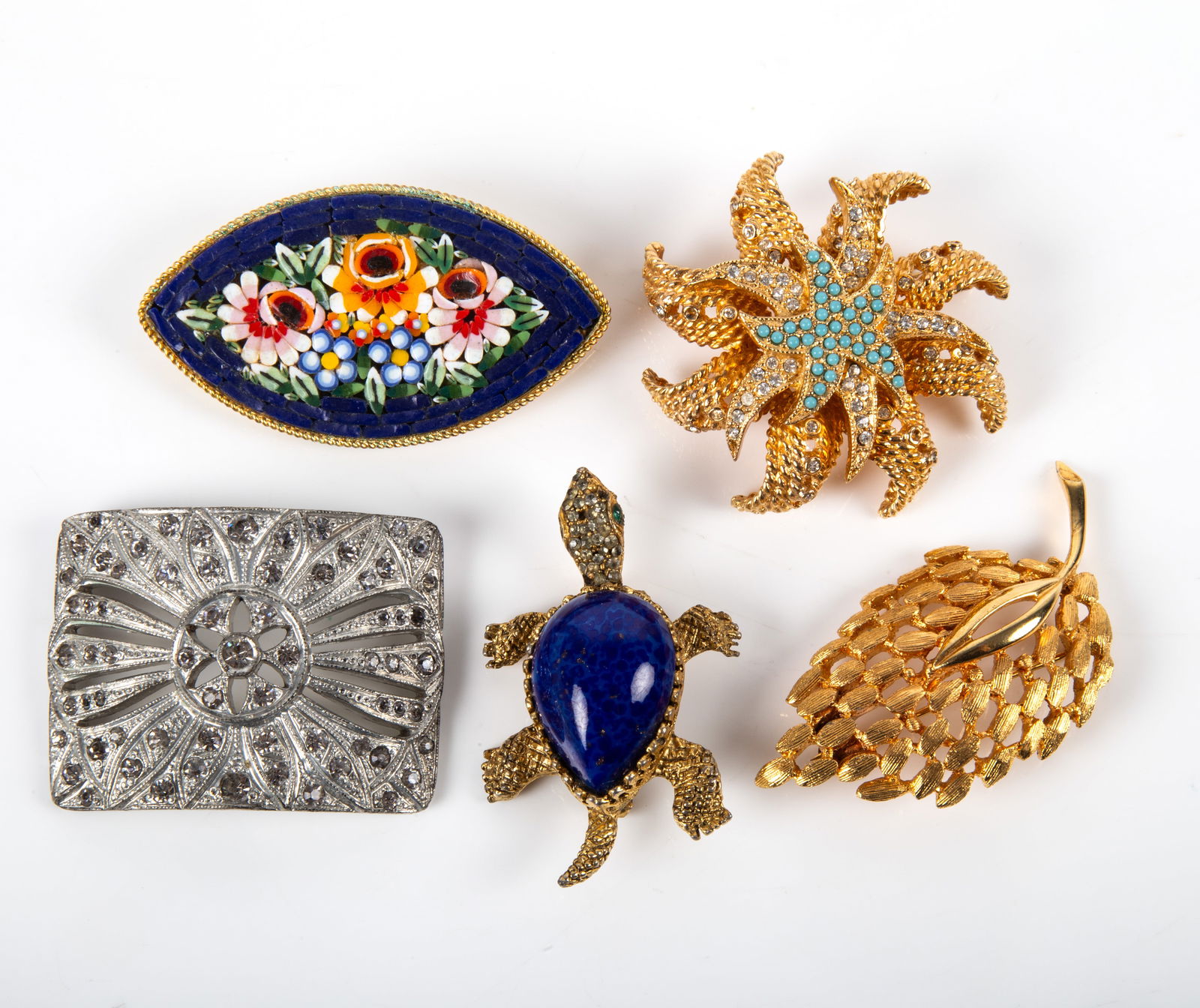 (5) PCS. DESIGNER ETC. BROOCHES (1 of 7)