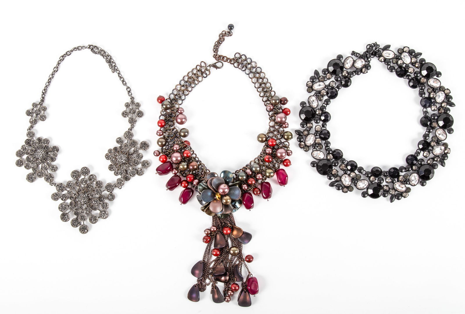 STATEMENT NECKLACES & EARRINGS (5) PCS. (1 of 7)