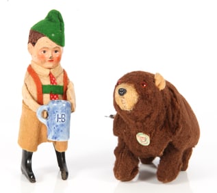 (2) VINTAGE GERMAN WIND-UP TOYS