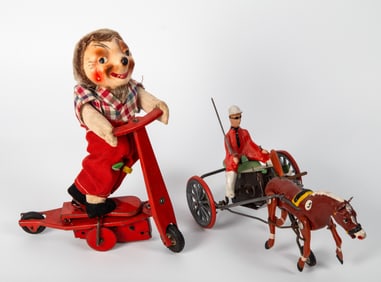 (2) VINTAGE MECHANICAL TOYS