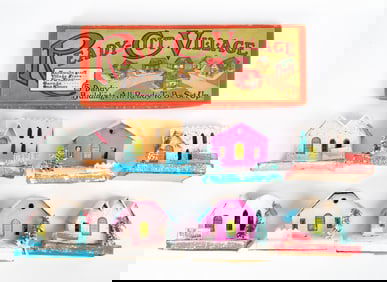 (2) SETS VINTAGE VILLAGE HOUSES