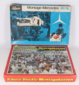 SCHUCO STUDIO MONTAGEKASTEN & MONTAGE-MERCEDES 190SL