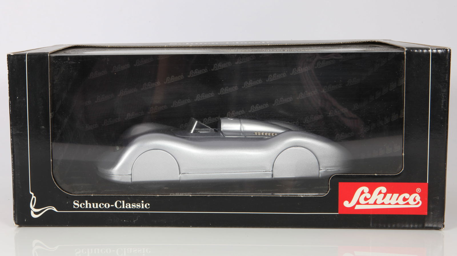 VINTAGE SCHUCO STUDIO VI RACE CAR - NEW IN BOX: Auto Union #06030, die-cast, German, key-wind, complete with tools and instructions; car L-9"; box 13 1/4" x 6 1/2" x 5 1/2" high; EX-NM