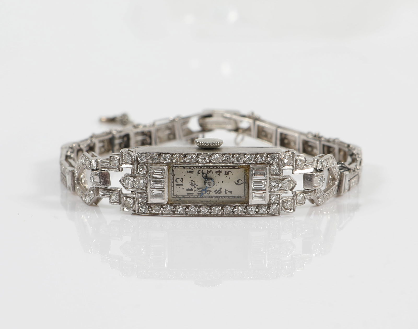 PLATINUM & DIAMOND WATCH (1 of 6)