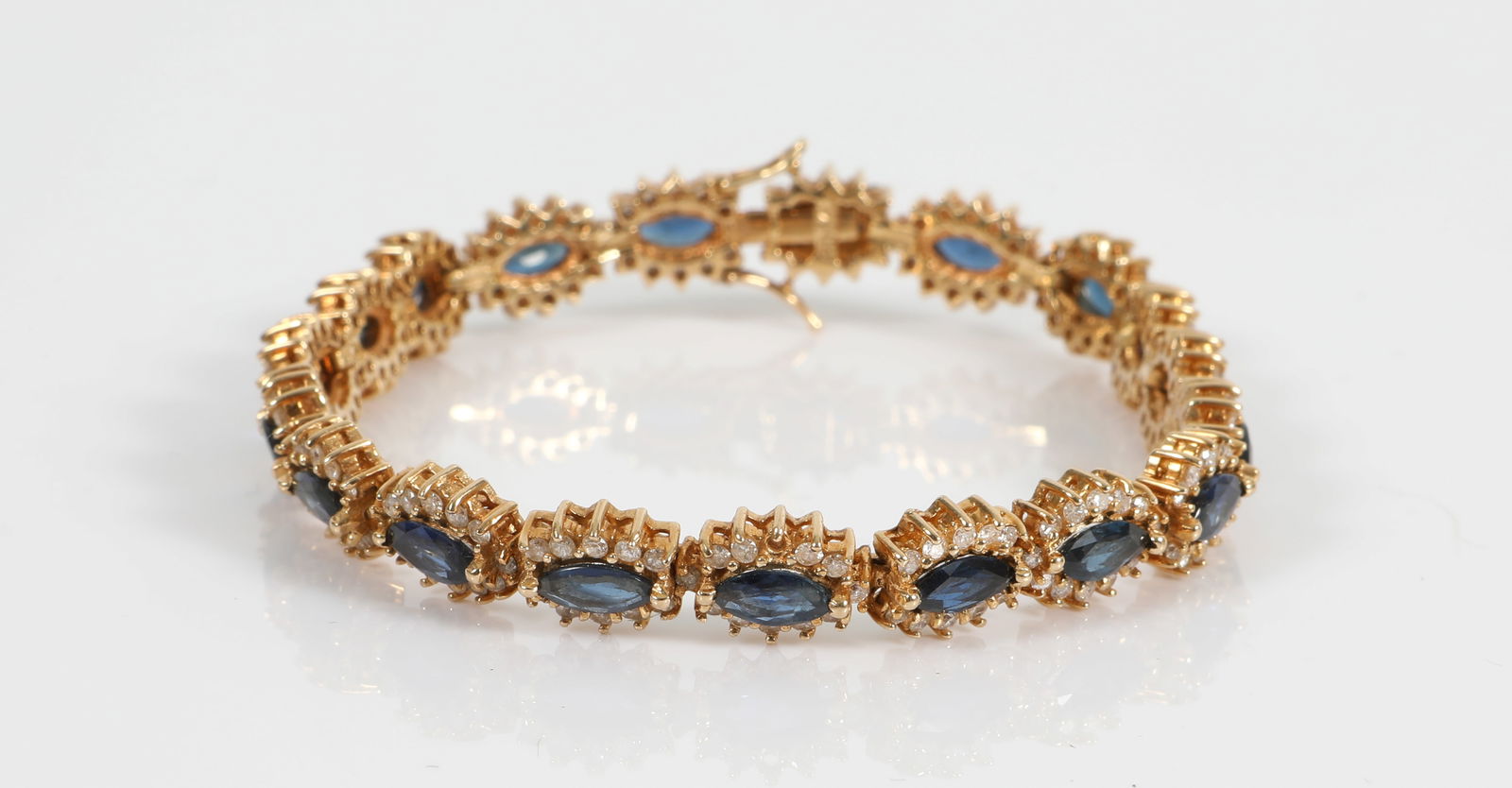 GOLD, DIAMOND & GEMSTONE BRACELET (1 of 9)