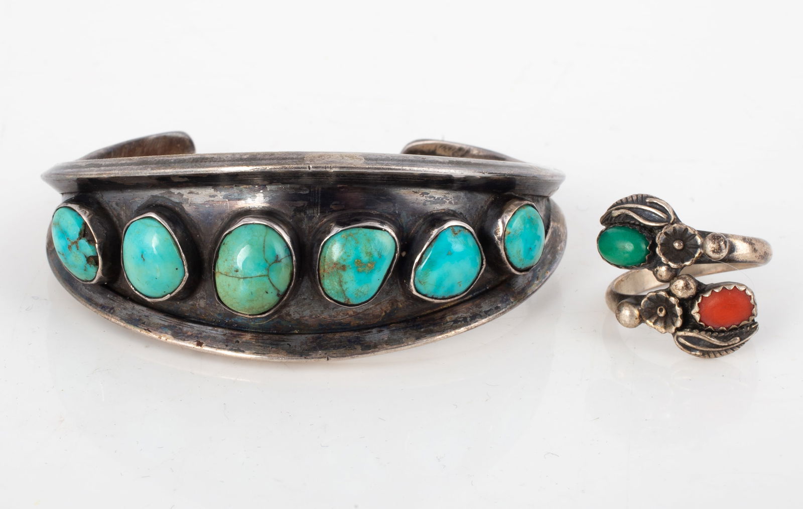 (2) PCS. SOUTHWEST SILVER JEWELRY (1 of 5)