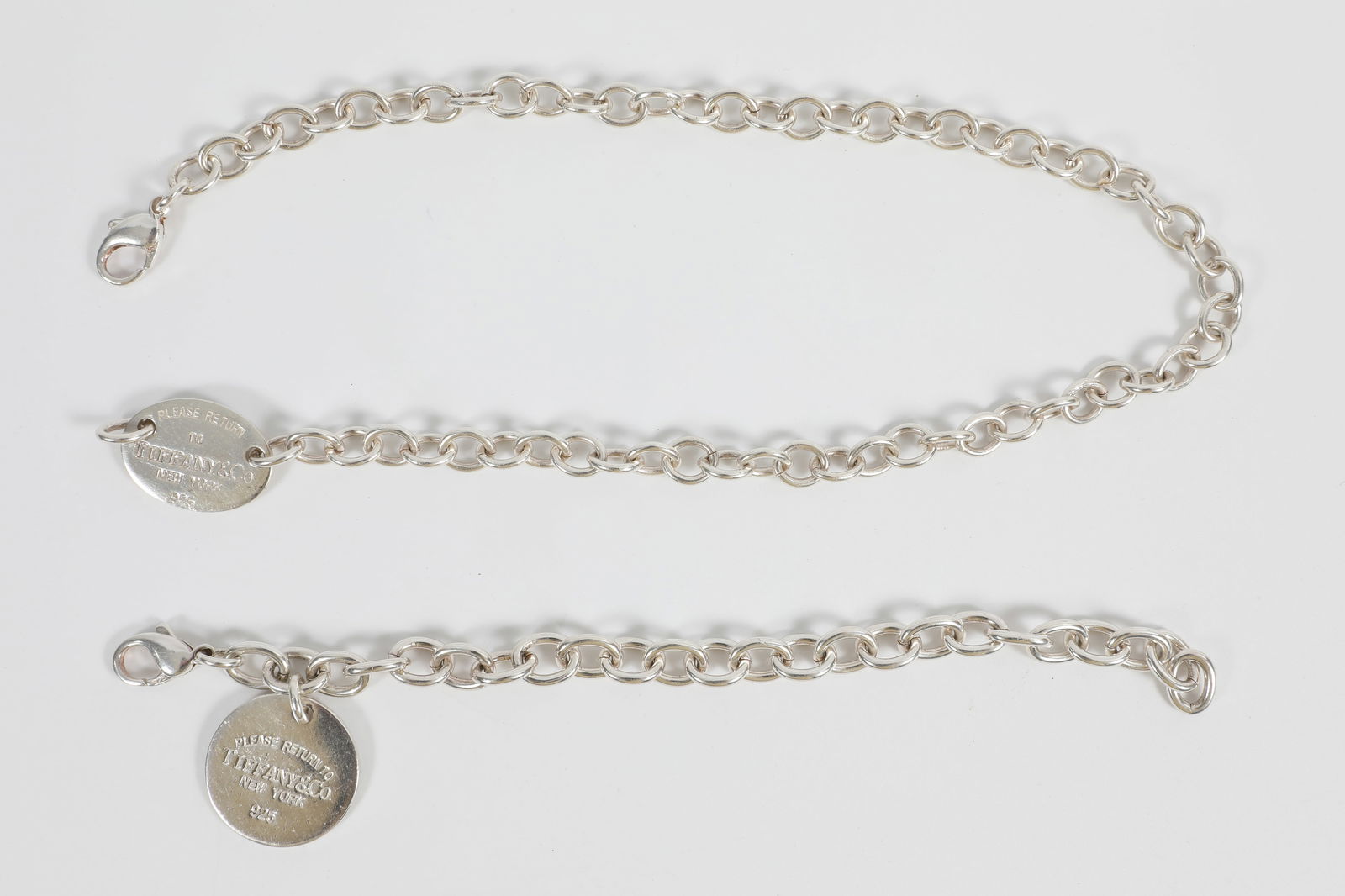 (2) PCS. TIFFANY STERLING NECKLACE & BRACELET (1 of 4)