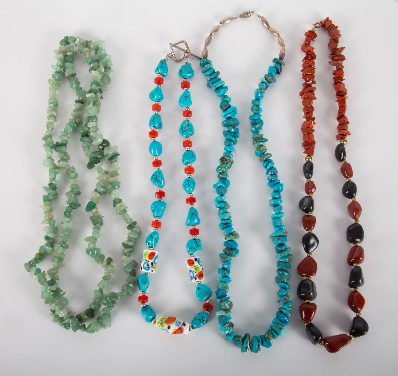 NATURAL STONE BEADED NECKLACES (4) (1 of 5)