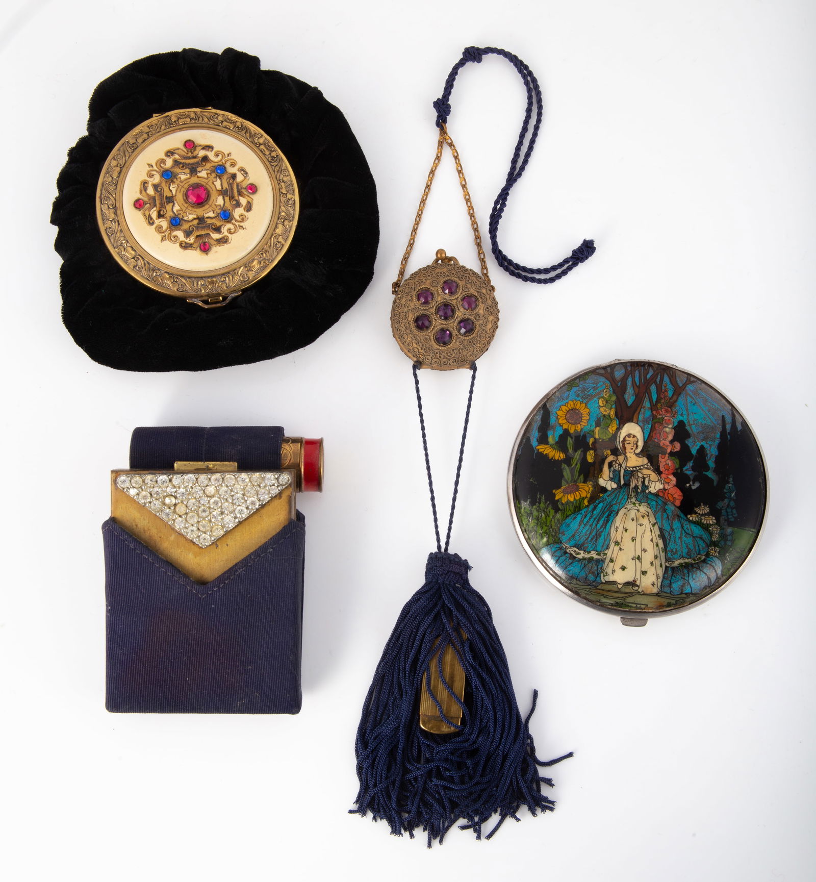 (4) VINTAGE COMPACTS (1 of 10)