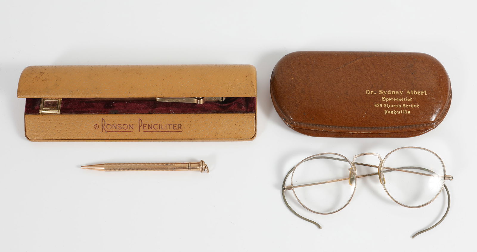 (3) PCS. VINTAGE PENCILITER, SPECTACLES, ETC. (1 of 7)