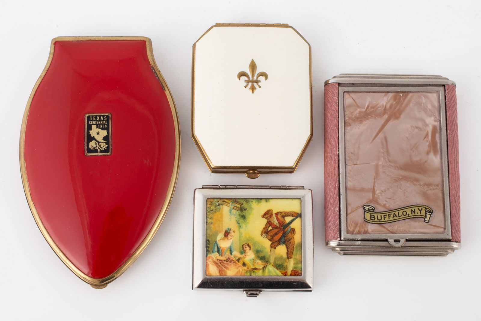 (4) VINTAGE COMPACTS (1 of 10)