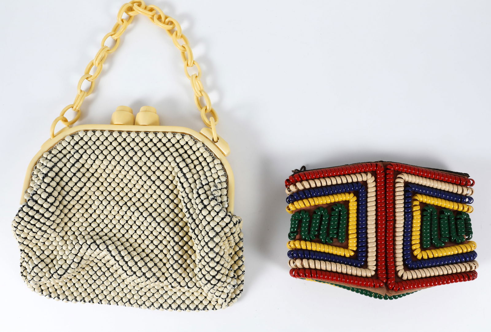 (2) PCS VINTAGE PURSE & CLUTCH (1 of 9)