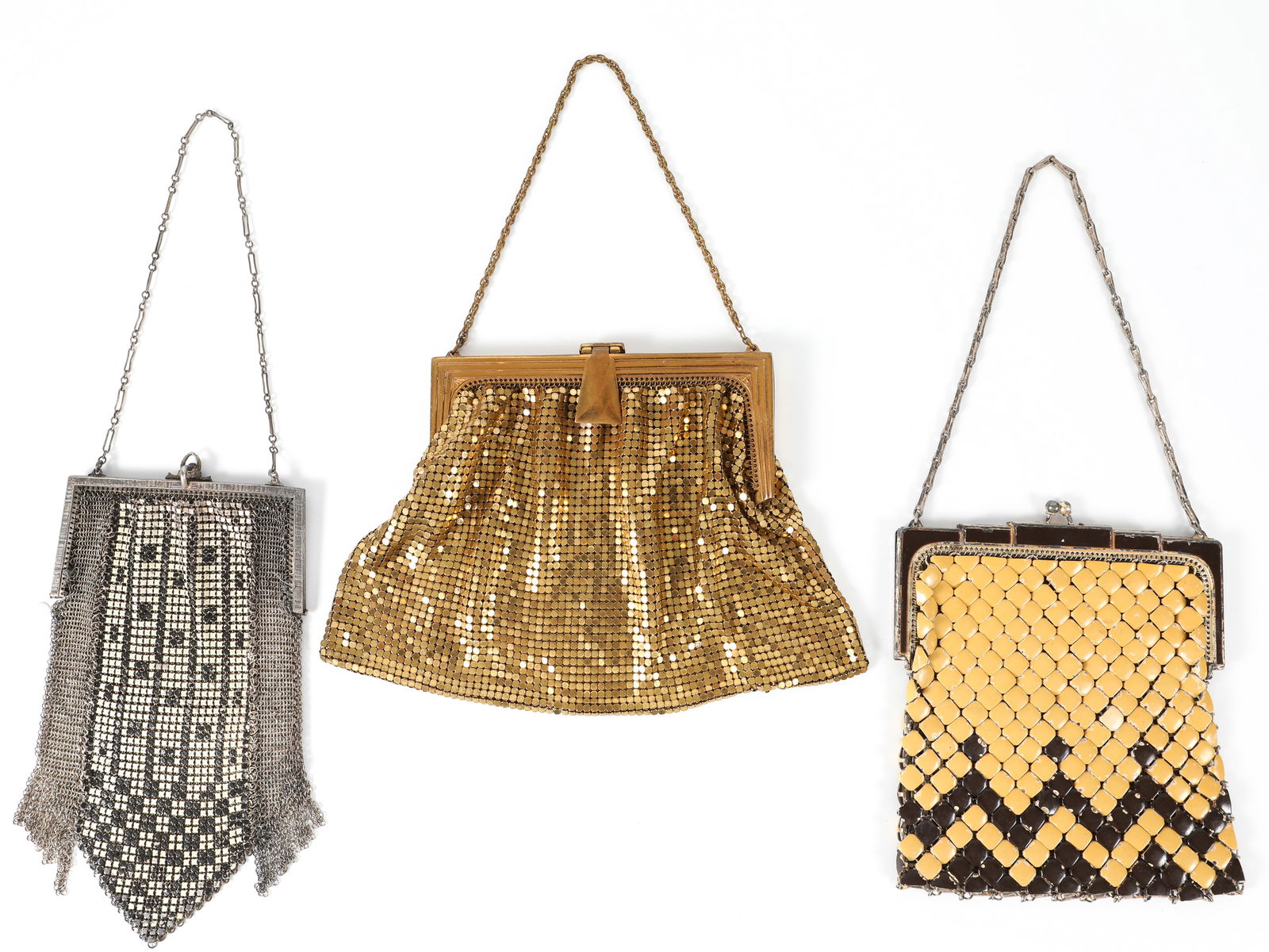 (3) WHITING DAVIS VINTAGE MESH PURSES (1 of 15)