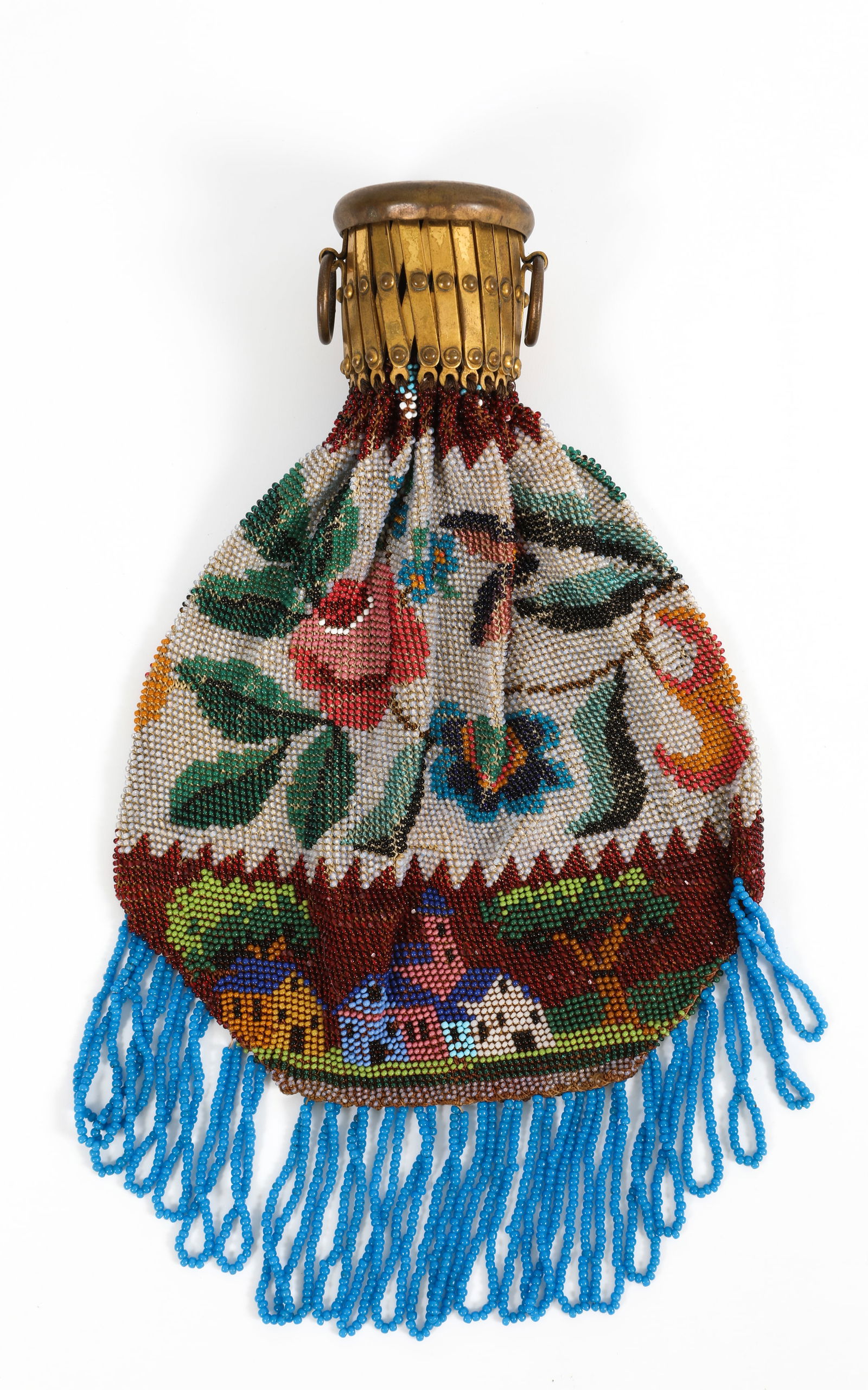 ANTIQUE BEADED PURSE (1 of 8)