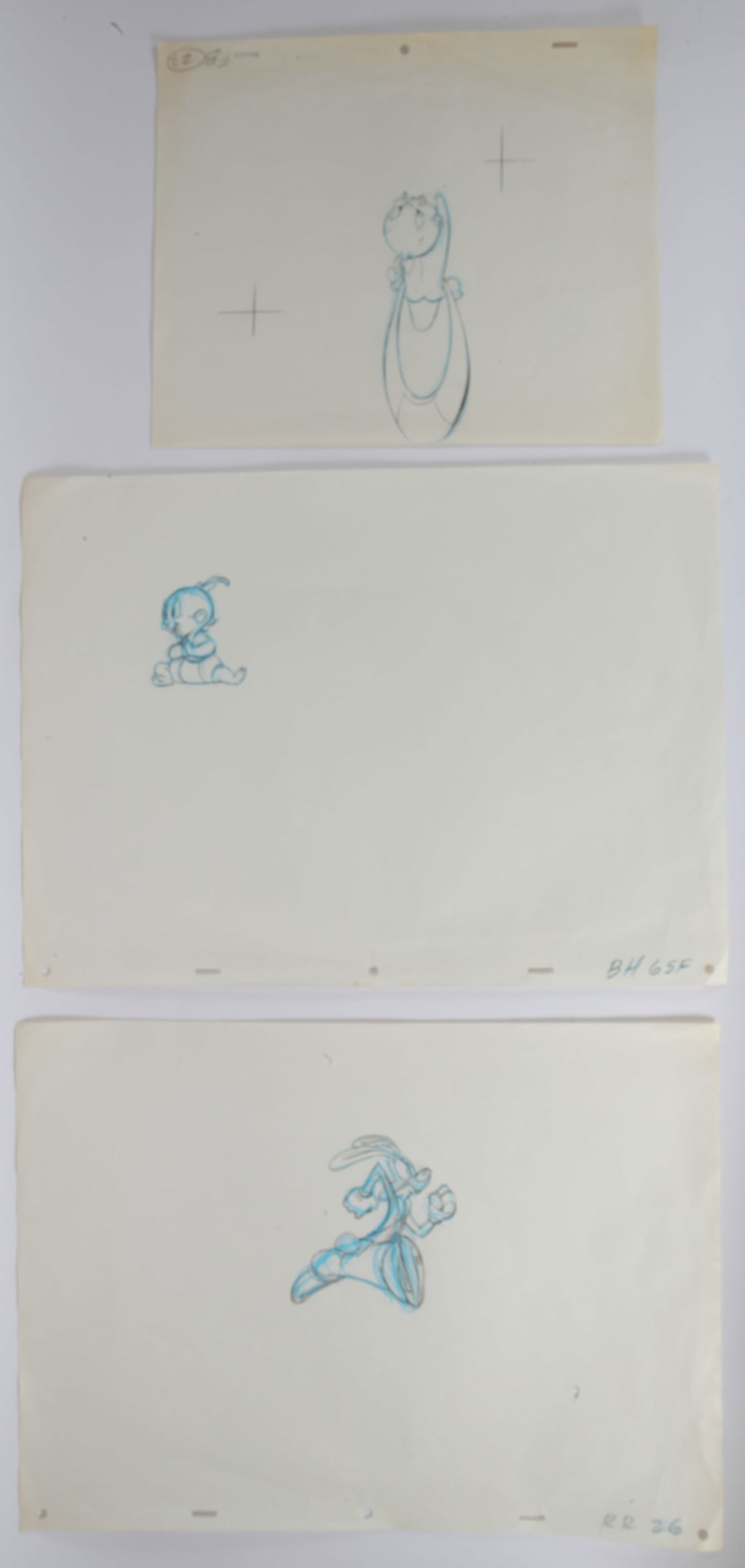 (3) ORIGINAL ANIMATION DRAWINGS "WHO FRAMED ROGER RABBIT" (1 of 13)