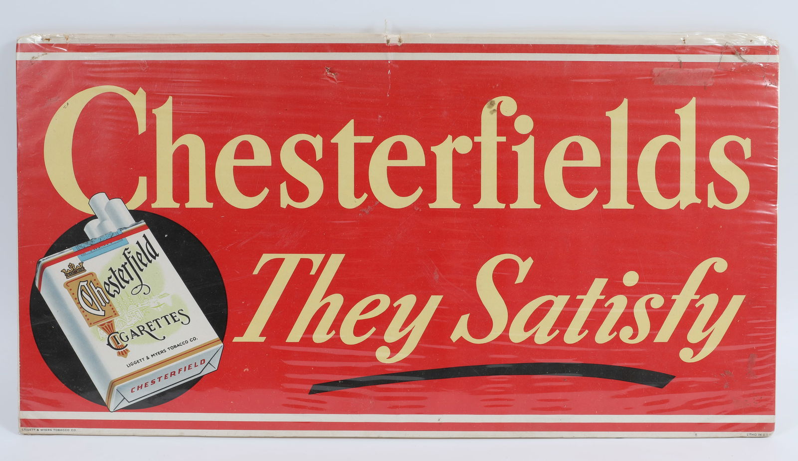 (2) CHESTERFIELD CIGARETTES ADVERTISING SIGNS (1 of 4)
