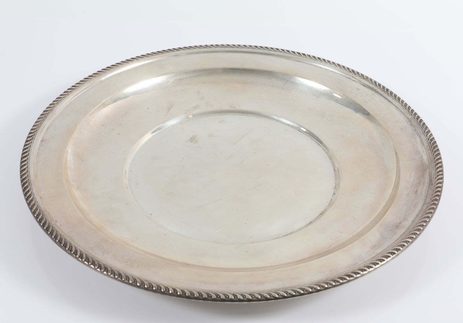 STERLING SILVER SHALLOW BOWL (1 of 5)