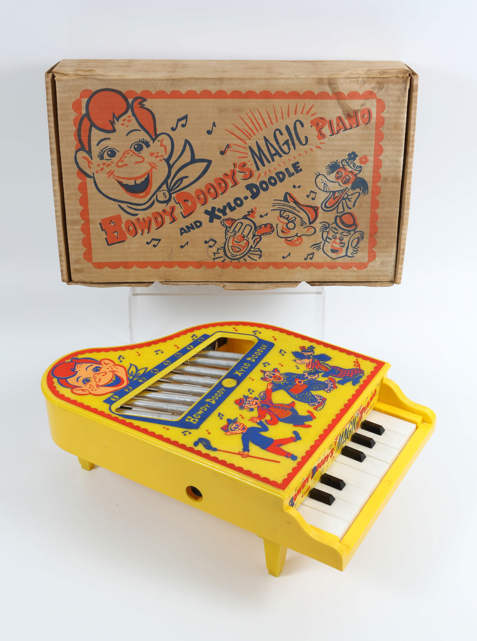 HOWDY DOODY'S MAGIC PIANO - ORIGINAL BOX (1 of 10)