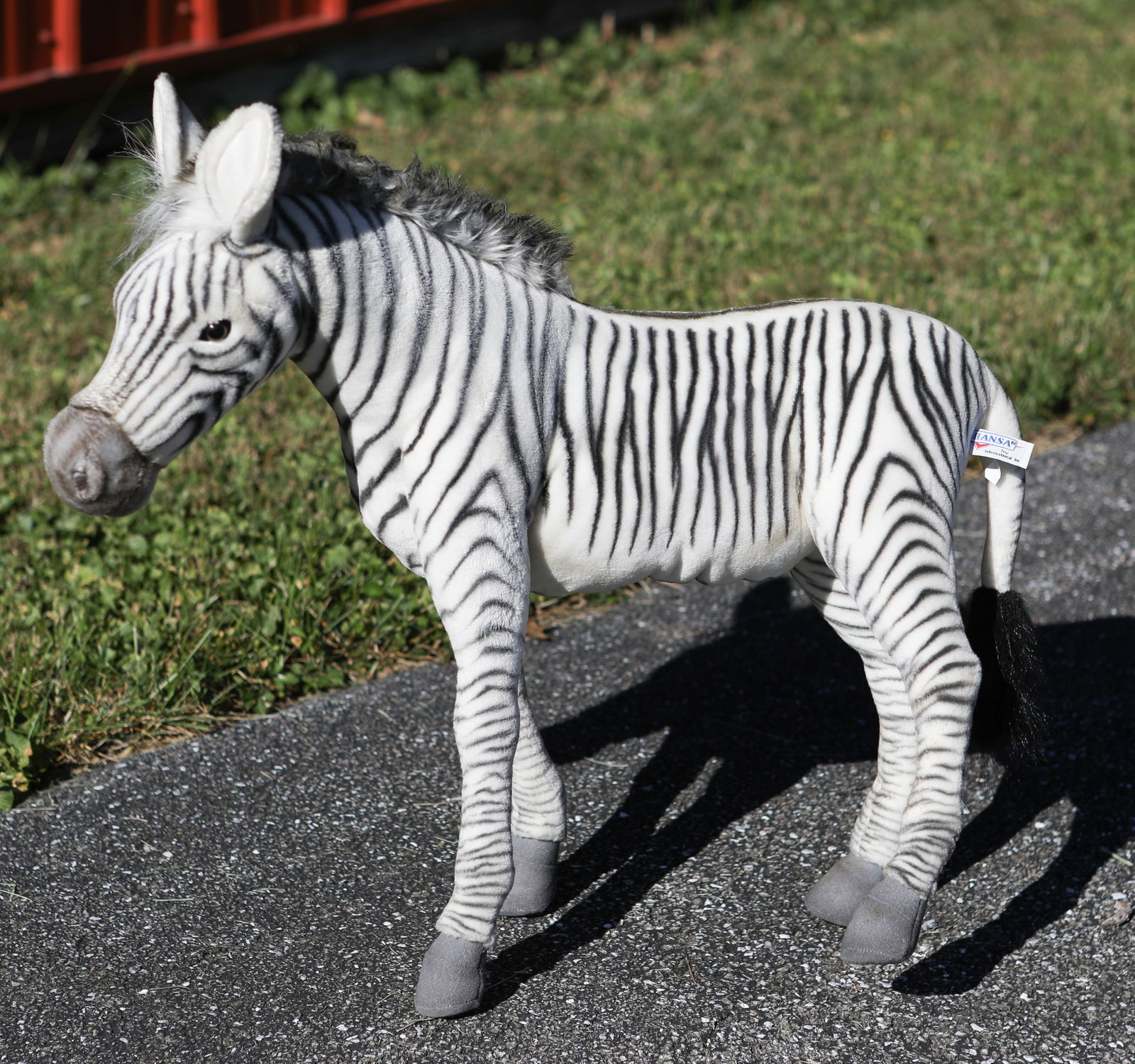 HANSA ZEBRA GREVYS PLUSH ANIMAL (1 of 10)